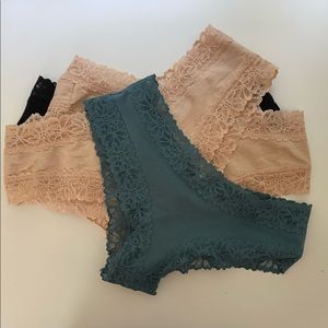 Five pair of VS underwear- NWOT, never worn!